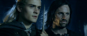 Aragorn and Legolas Aragorn and Legolas in The Two Towers
