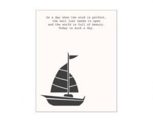 Printable Art- Nautical decor, Blac k and white, Rumi quote ...