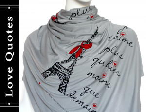 Home Scarves Love Quotes...