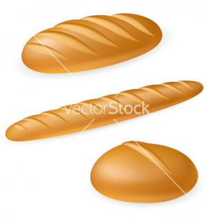 French Bread Vector French style bread vector