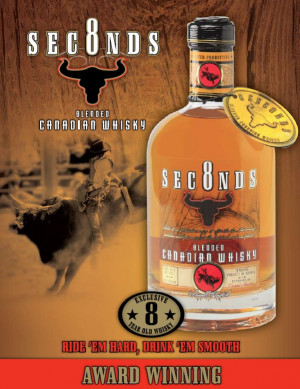 Seconds 8 seconds canadian whiskey