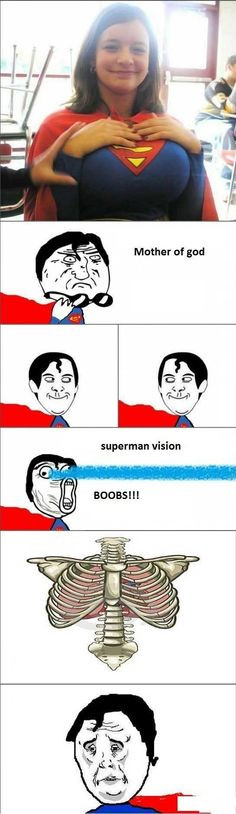 Naughty Superman Funny...