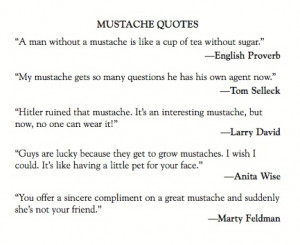 mustache funny quotes and sayings picture by leavingyouwiththese