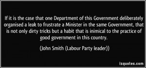 More John Smith (Labour Party leader) Quotes
