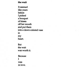Richard Brautigan's 'The Wait'