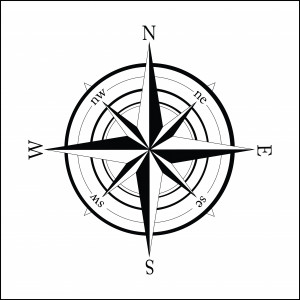 Nautical Compass Wall Sticker