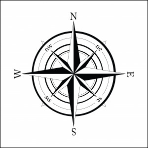 Nautical Compass Wall Sticker