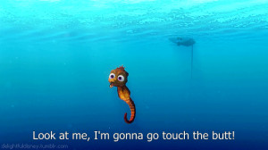 Who doesn't love Finding Nemo? This is one of my favorite scenes.