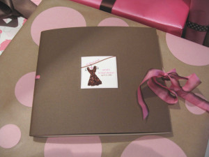 When I host a shower, I make a scrapbook for the guest of honor that ...