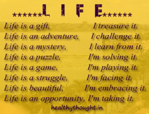 ... Quotes_what it life_life is a challenge_its my life_i live it_i enjoy