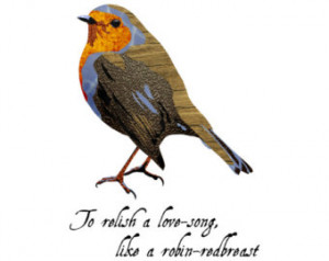 Robin - Bird - Nursery Art - Wall Art - 8x8 Fine Art Print ...