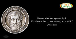 You are at: Home » Business Tips » Aristotle’s Quote on Excellence