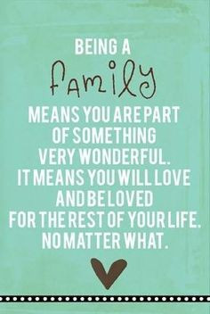 am so lucky to have such a big and wonderful family. I didn't think ...