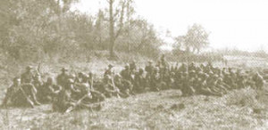 Survivors of the Lost Battalion Near the Site