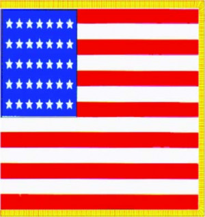 United States National Flag 1776-1960