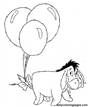 Eeyore Winnie The Pooh Coloring Pages