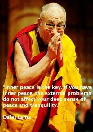 His holiness the Dali Lama