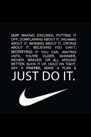 Just do it