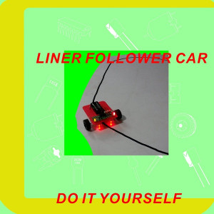 Diy Kit Self assembly education DIY line follower robot car kit