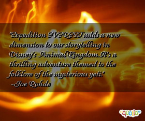 Expedition EVEREST adds a new dimension to