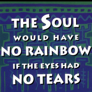 Native American Quote: The Soul would have no rainbow if the eyes had ...