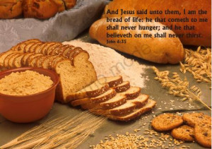 And Jesus said unto them, I am the bread of life: he that cometh to me ...