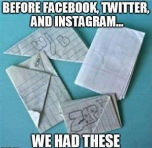 Before twitter, instagram and facebook