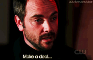 ... male character (besides Sam or Dean)Crowley, I just love his quotes