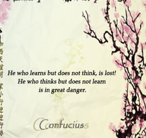 learning confucius quote