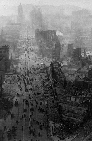 Market Street, San Francisco, after an earthquake, 1906 on imgfave