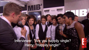 Harry Styles Quote (About boyfriend, girlfriend, love, lover, single)