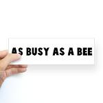 As busy as a bee t-shirts, stickers and gifts.
