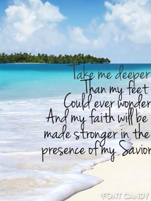 Oceans by Hillsong beach Bible verse iphone 5 wallpaper