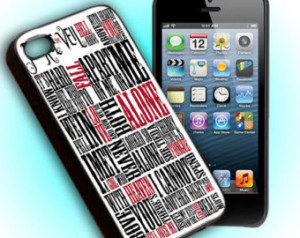 Custom Phone Case Pierce The Veil Quotes For iPhone 4, iPhone 4s, iPod ...