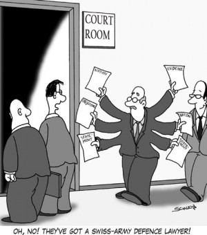 Cartoon: Defence Lawyer (medium) by Karsten tagged law,lawyers,defence ...