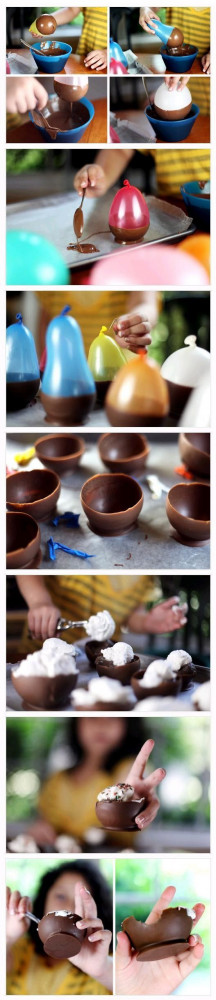 DIY Chocolate Bowls