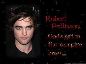 Twilight Series Robert Pattinson! Sexy vampire Lover