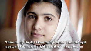 Malala is a young teenager who has come to international fame over the ...