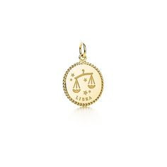 Libra Charm in 18k Gold. The Libra sign represents birthdays from ...