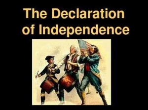 Declaration of Independence Preamble