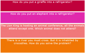 How do you put an elephant into a refrigerator?