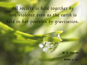 Mahatma Gandhi Quotes on Nonviolence
