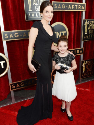 Tina Fey's Daughter Alice Is Her Mini-Me at the SAG Awards