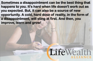 Disappointment - Quote from Russ Whitney