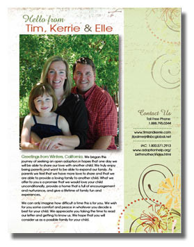 full color - 8.5 by 11 letter, 2 pages, front and back - $400