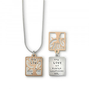 Love of Family Sustains Me, Inspirational Jewelry Quotes