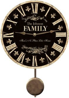 clock great idea think of sweet family sayings or quotes to engrave ...