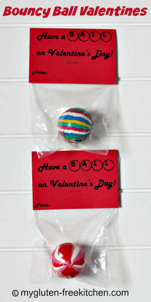Bouncy Ball Valentines - A fun alternative to giving food or candy for ...