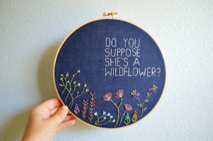 Do You Suppose She's A Wildflower Whimsical di BreezebotPunch, $45.00