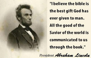 Abraham Lincoln on the bible